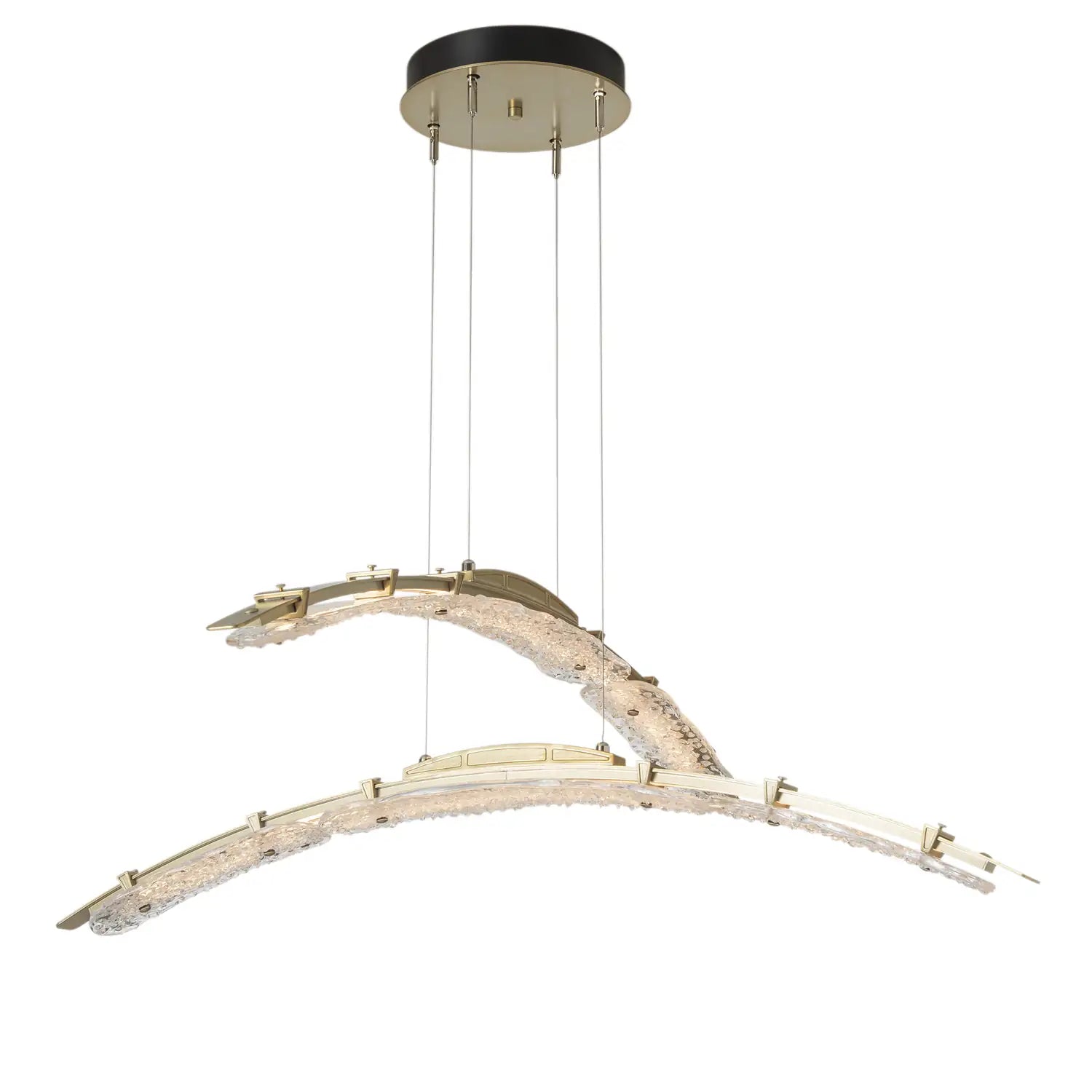 Hubbardton Forge, Glissade Double LED Pendant, PENDANT LIGHT