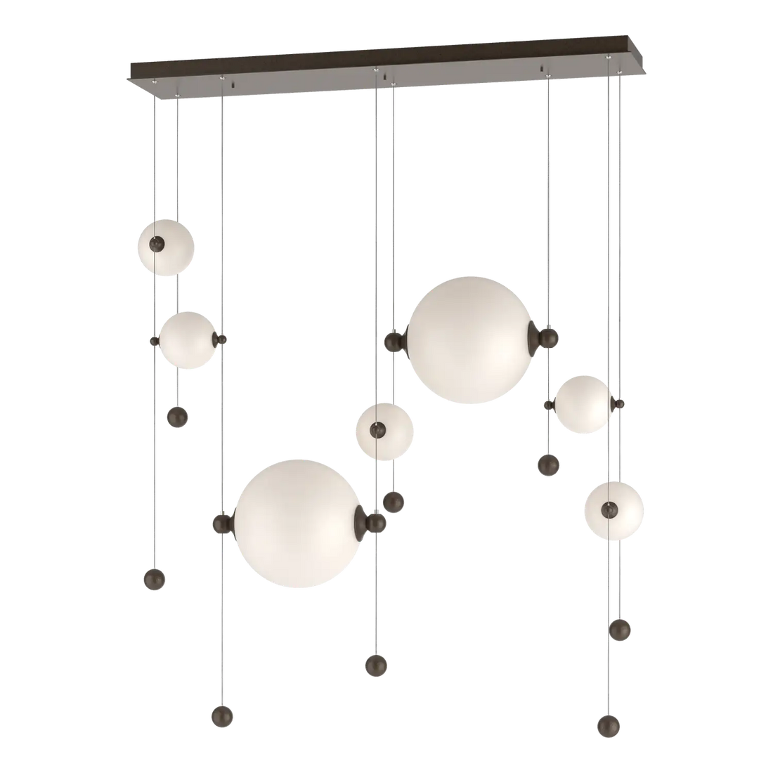 HUBBARDTON FORGE, ABACUS DOUBLE LINEAR LED PENDANT, PENDANT LIGHT