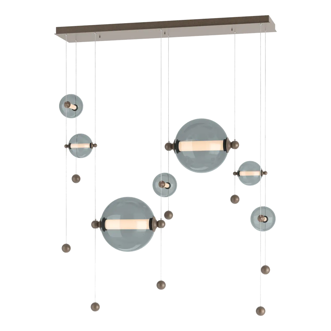 HUBBARDTON FORGE, ABACUS DOUBLE LINEAR LED PENDANT, PENDANT LIGHT
