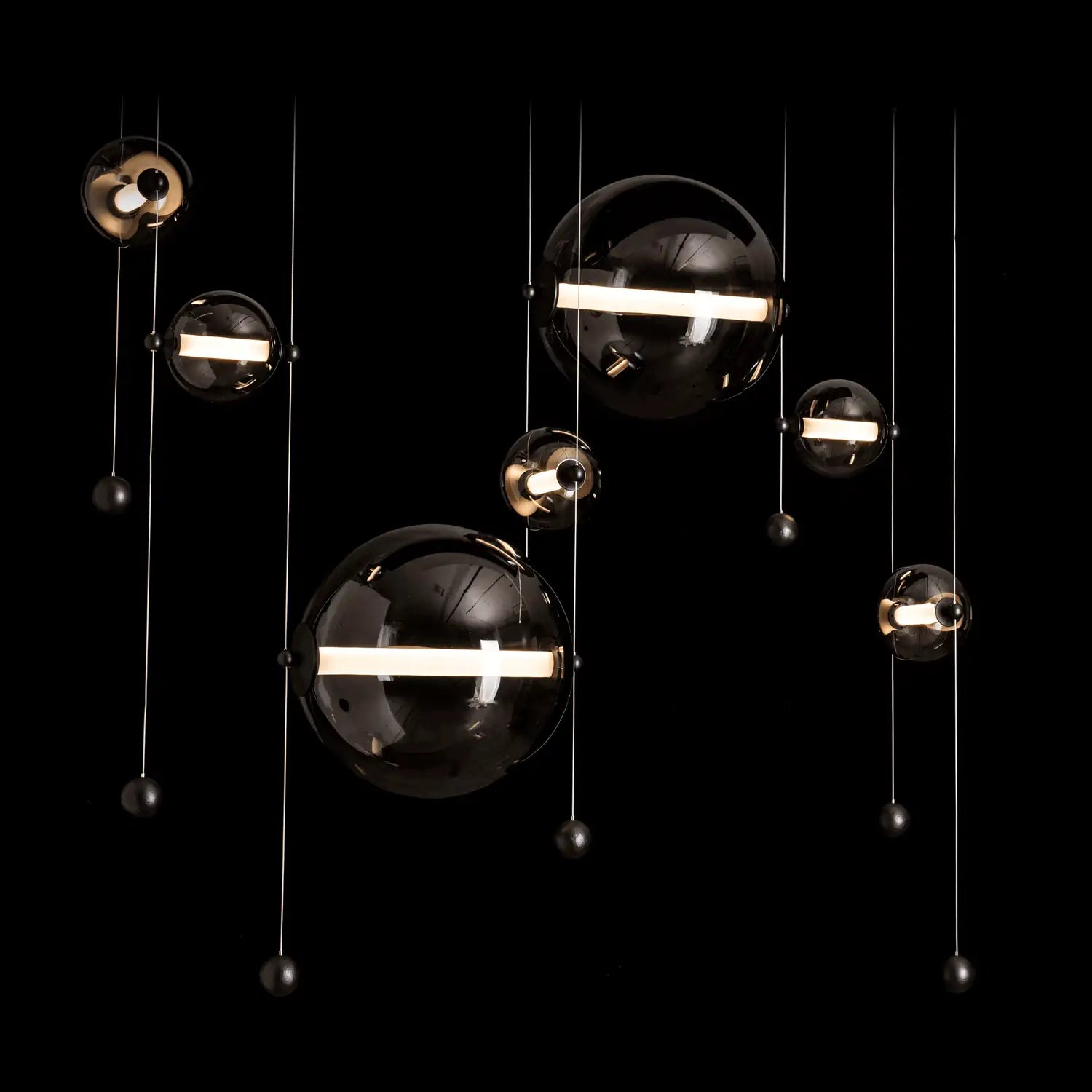 Hubbardton Forge, Abacus Double Linear LED Pendant, PENDANT LIGHT
