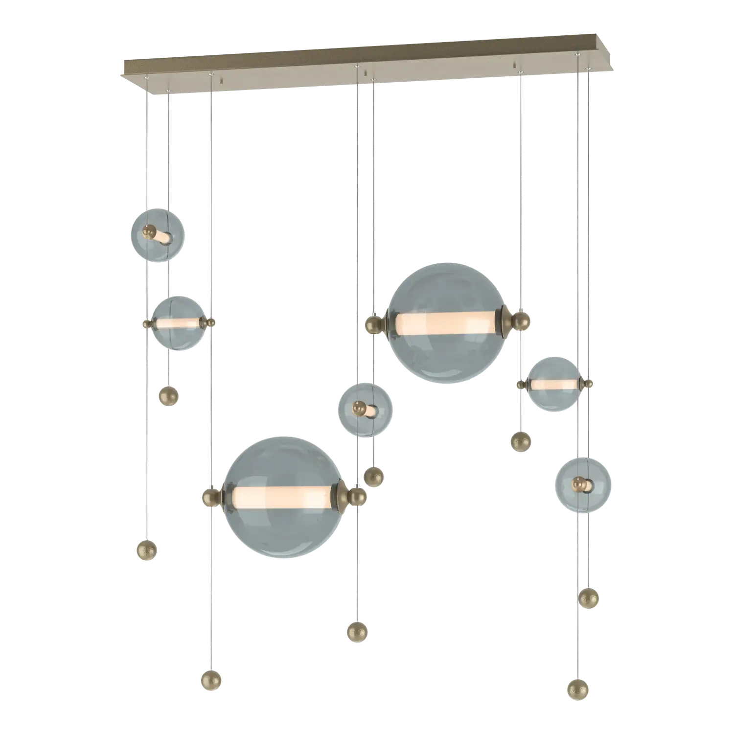 Hubbardton Forge, Abacus Double Linear LED Pendant, PENDANT LIGHT