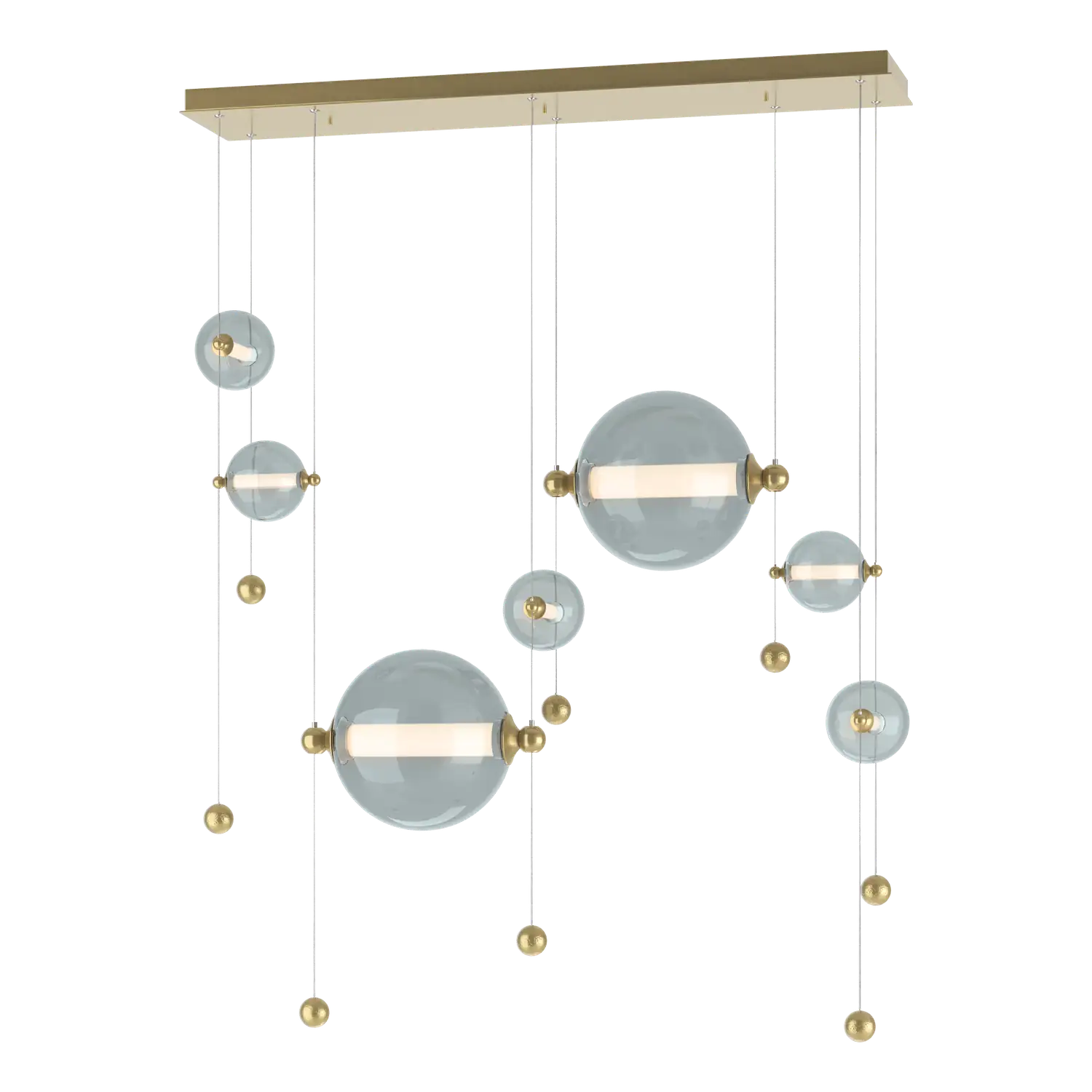 Hubbardton Forge, Abacus Double Linear LED Pendant, PENDANT LIGHT