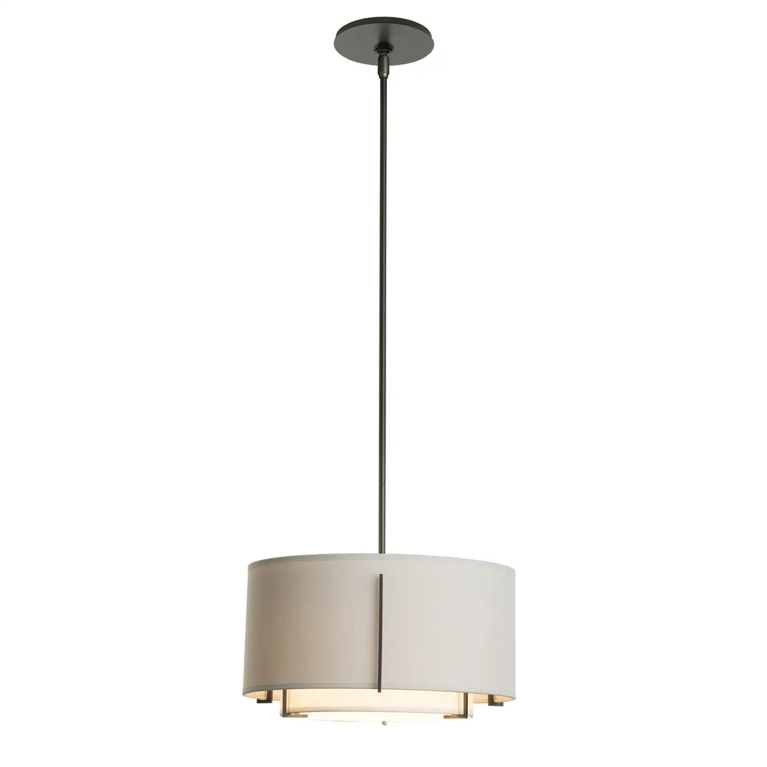 HUBBARDTON FORGE, EXOS DOUBLE SHADE PENDANT, PENDANT LIGHT