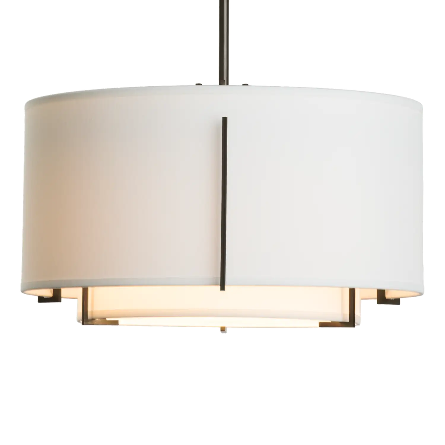 Hubbardton Forge, Exos Double Shade Pendant, PENDANT LIGHT