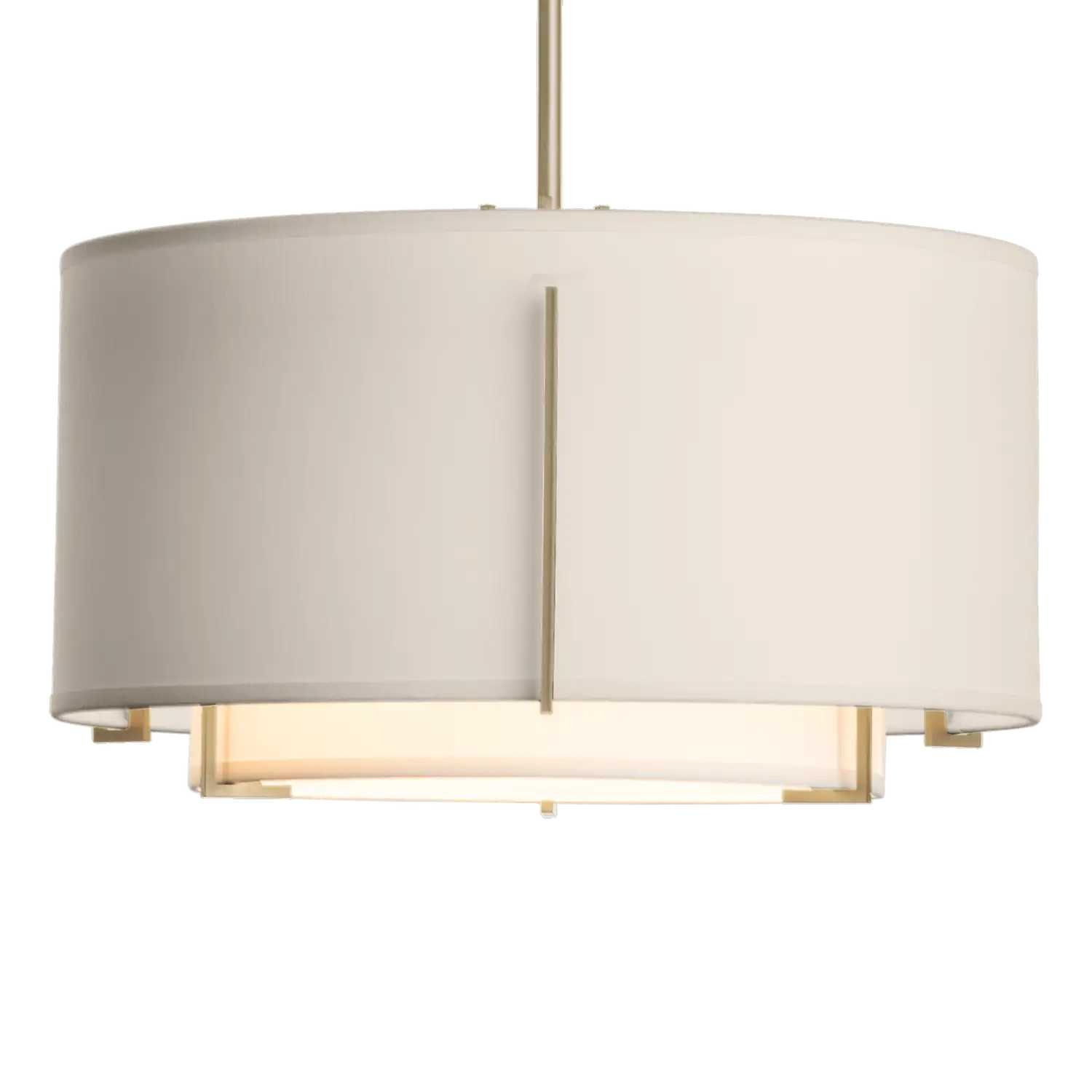 Hubbardton Forge, Exos Double Shade Pendant, PENDANT LIGHT