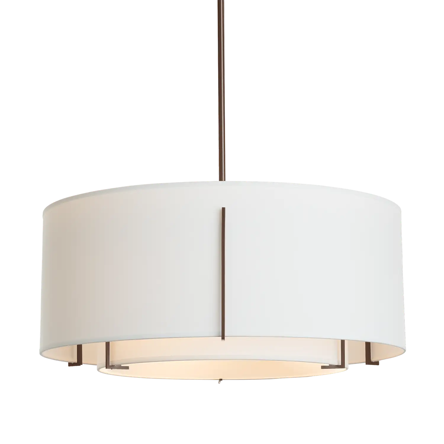 Hubbardton Forge, Exos Double Shade Pendant, PENDANT LIGHT
