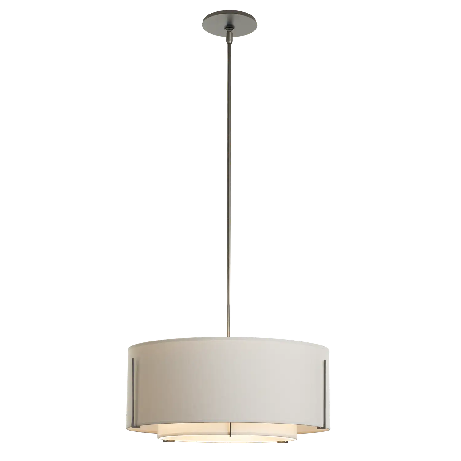Hubbardton Forge, Exos Double Shade Pendant, PENDANT LIGHT