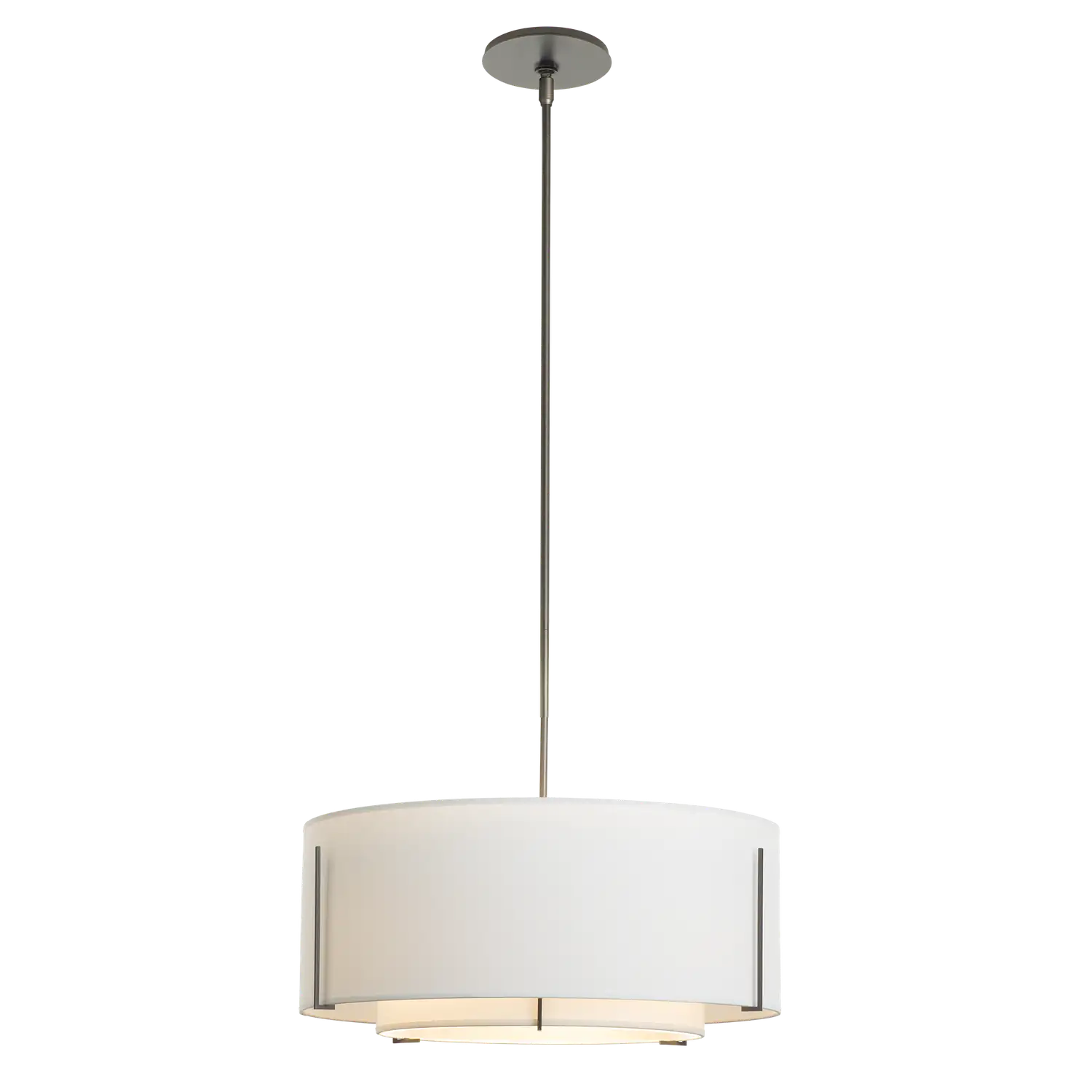 Hubbardton Forge, Exos Double Shade Pendant, PENDANT LIGHT