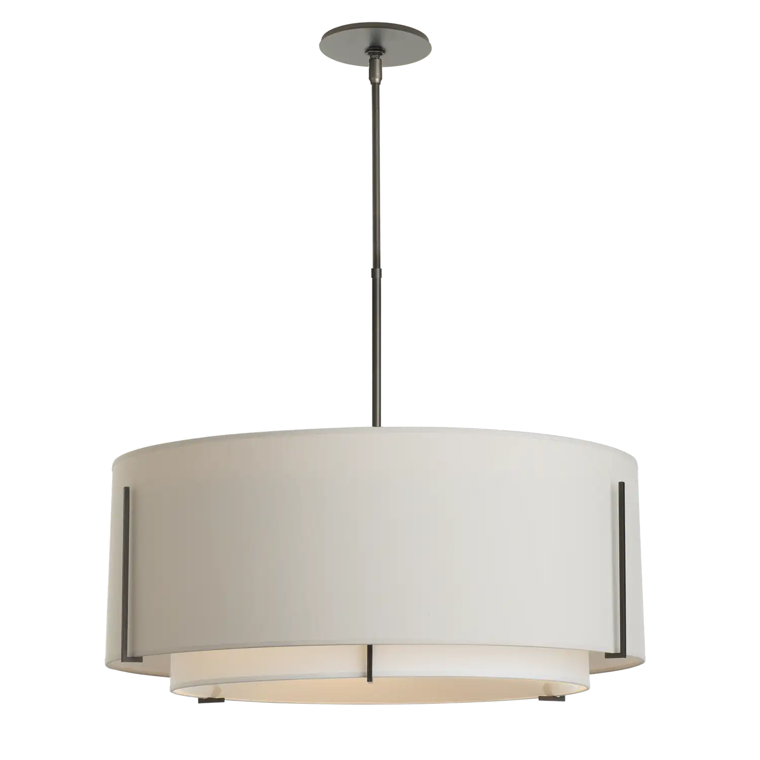 Hubbardton Forge, Exos Double Shade Pendant, PENDANT LIGHT