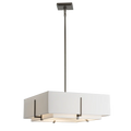 Hubbardton Forge, Exos Square Double Shade Pendant, PENDANT LIGHT