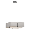 Hubbardton Forge, Exos Square Double Shade Pendant, PENDANT LIGHT