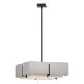 Hubbardton Forge, Exos Square Double Shade Pendant, PENDANT LIGHT