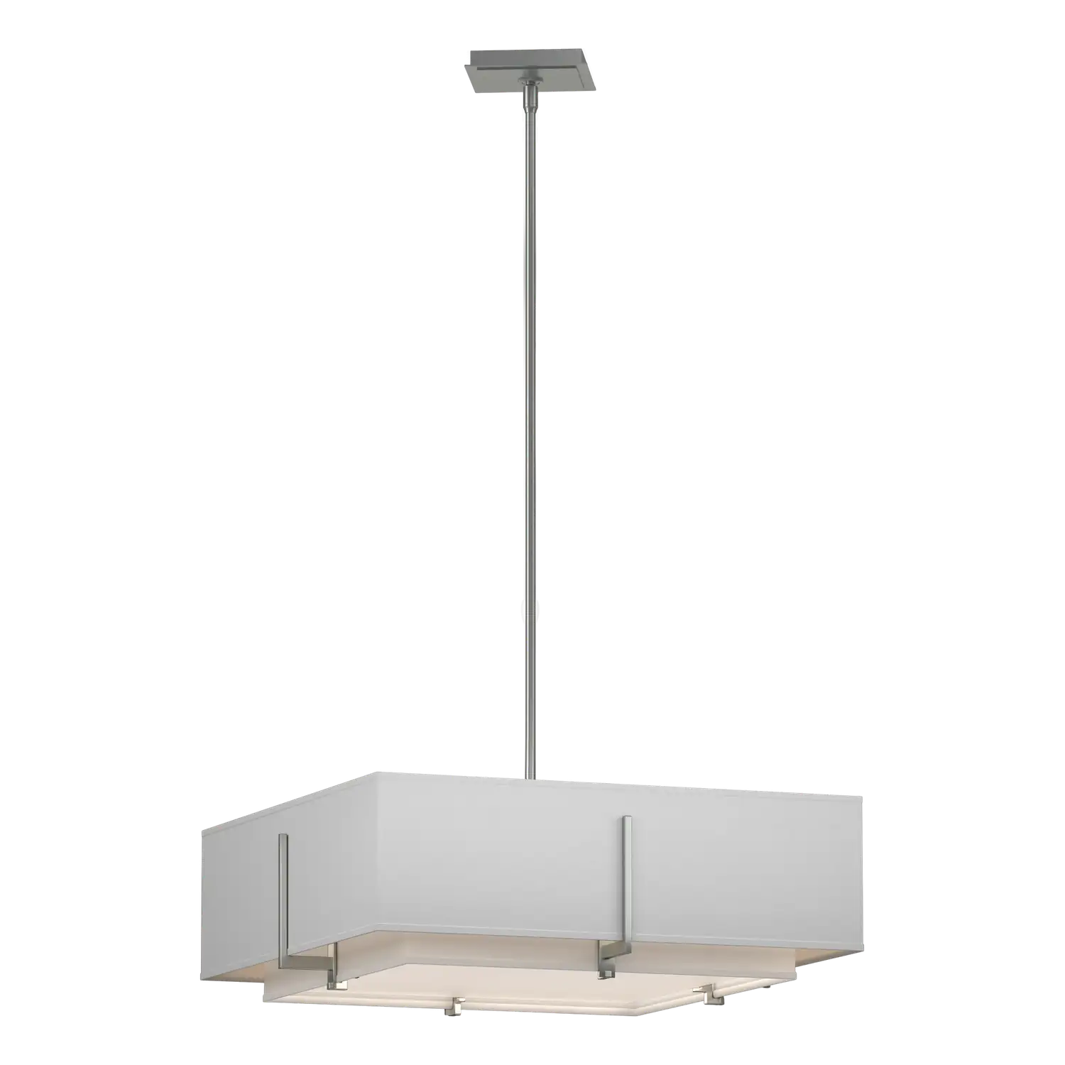 Hubbardton Forge, Exos Square Double Shade Pendant, PENDANT LIGHT