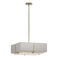 Hubbardton Forge, Exos Square Double Shade Pendant, PENDANT LIGHT
