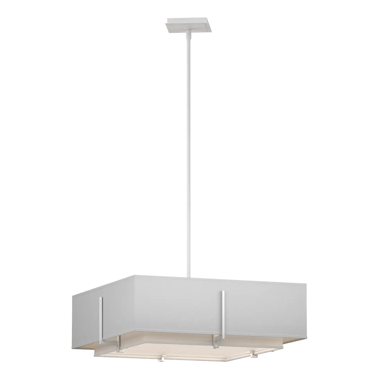 Hubbardton Forge, Exos Square Double Shade Pendant, PENDANT LIGHT