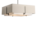 Hubbardton Forge, Exos Square Double Shade Pendant, PENDANT LIGHT