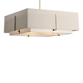 Hubbardton Forge, Exos Square Double Shade Pendant, PENDANT LIGHT