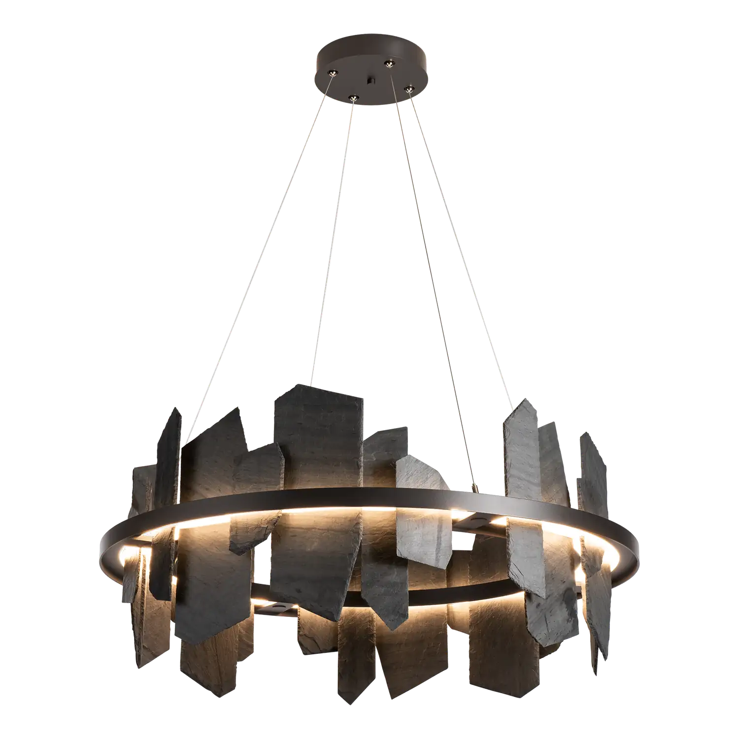 Hubbardton Forge, Ardesia Circular LED Pendant, PENDANT LIGHT
