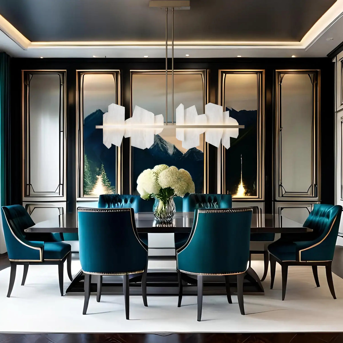 Hubbardton Forge, Volterra Linear LED Pendant, CHANDELIER LIGHT