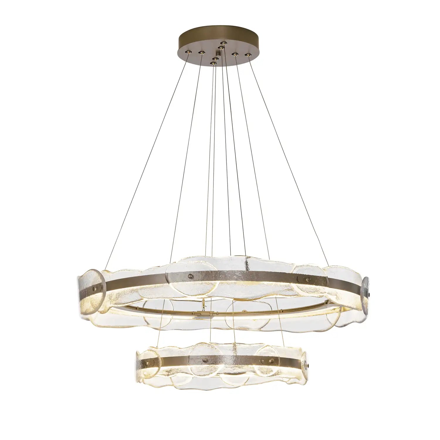 Hubbardton Forge, Solstice LED Tiered Pendant, PENDANT LIGHT