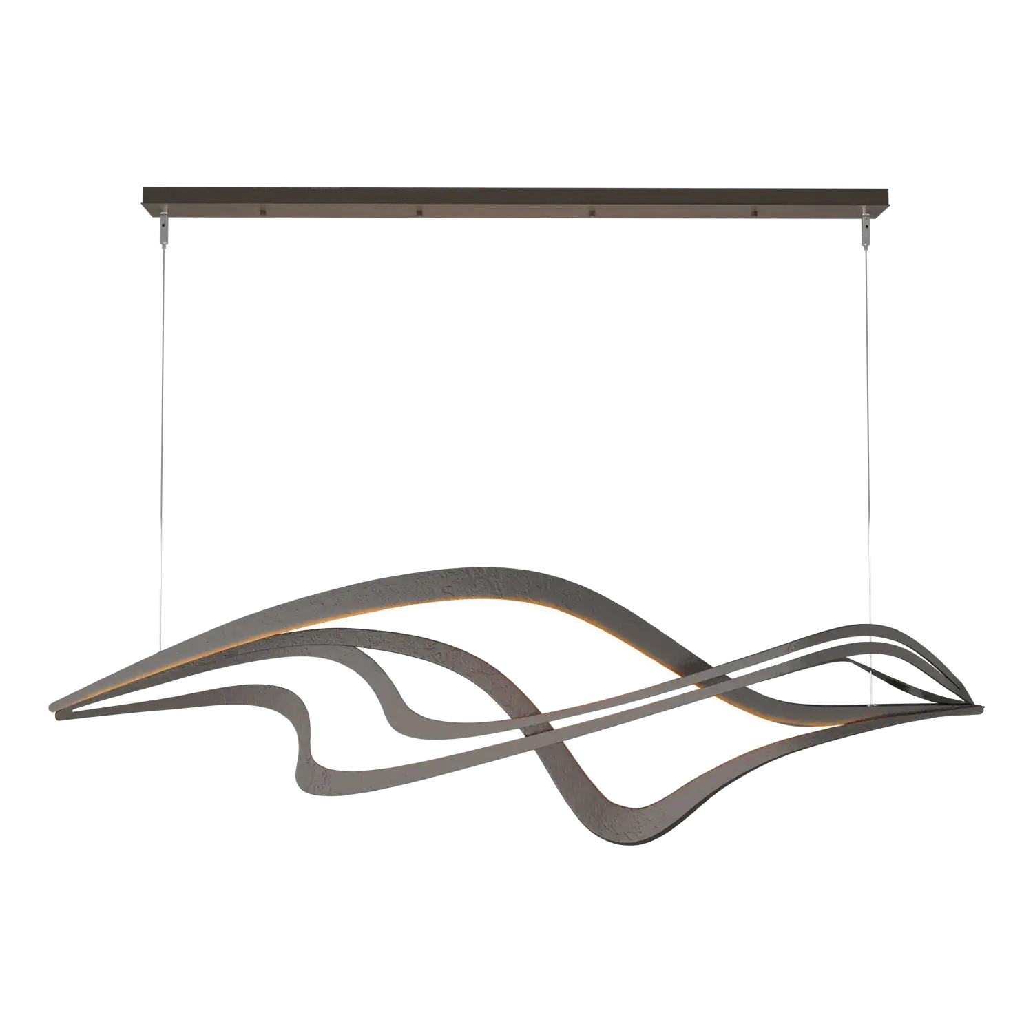 Hubbardton Forge, Crossing Waves LED Pendant, PENDANT LIGHT
