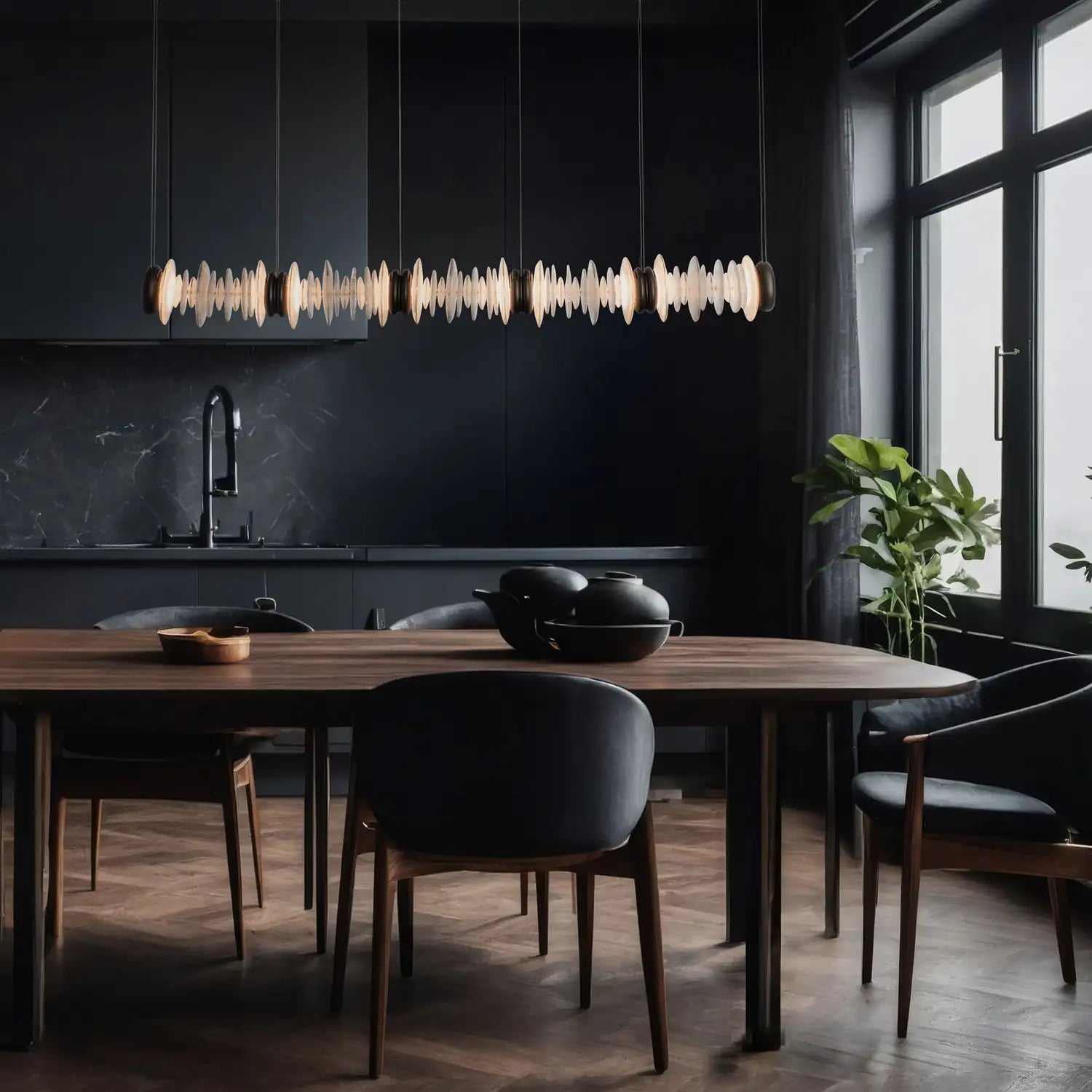 Hubbardton Forge, Cairn Linear LED Pendant, CHANDELIER LIGHT