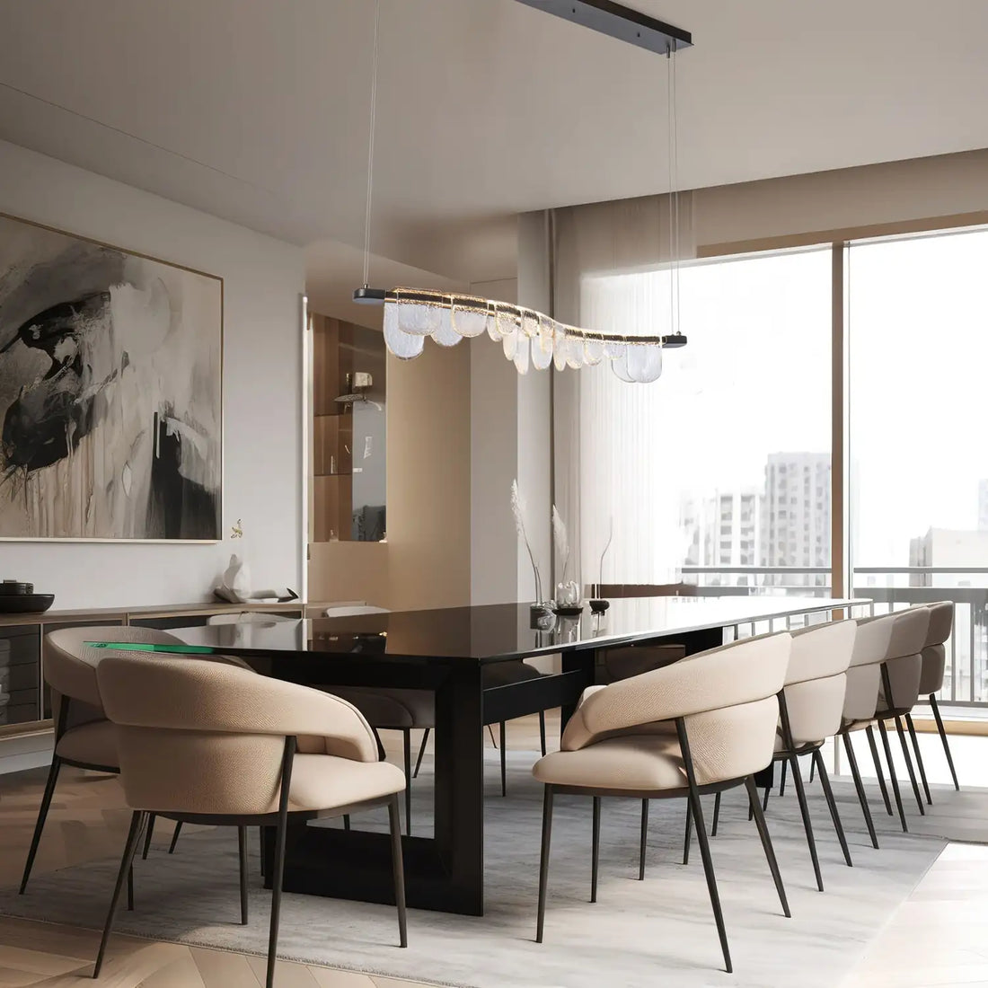 Hubbardton Forge, Riverbed LED Pendant, CHANDELIER LIGHT