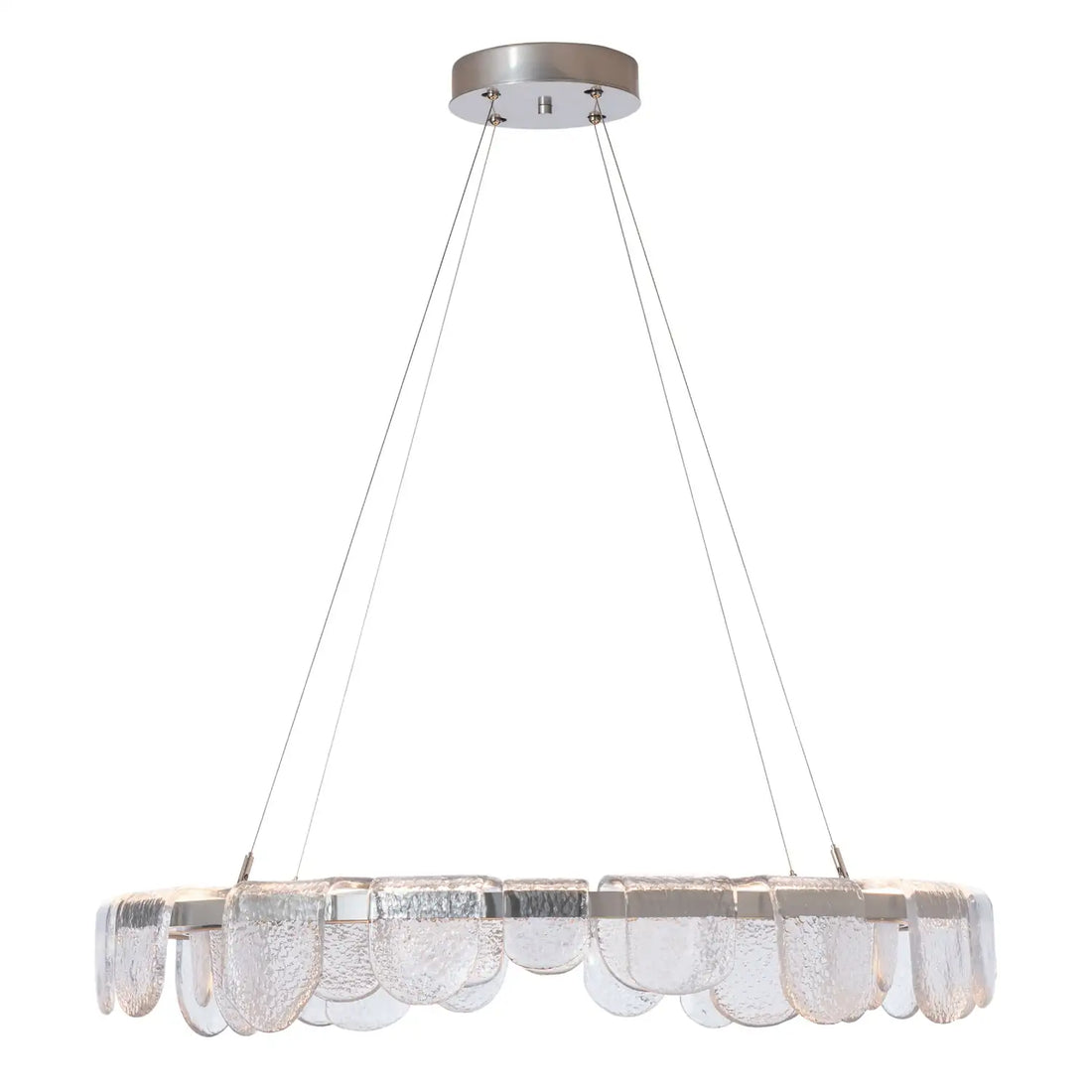 HUBBARDTON FORGE, RIVERBED CIRCULAR LED PENDANT, CHANDELIER LIGHT