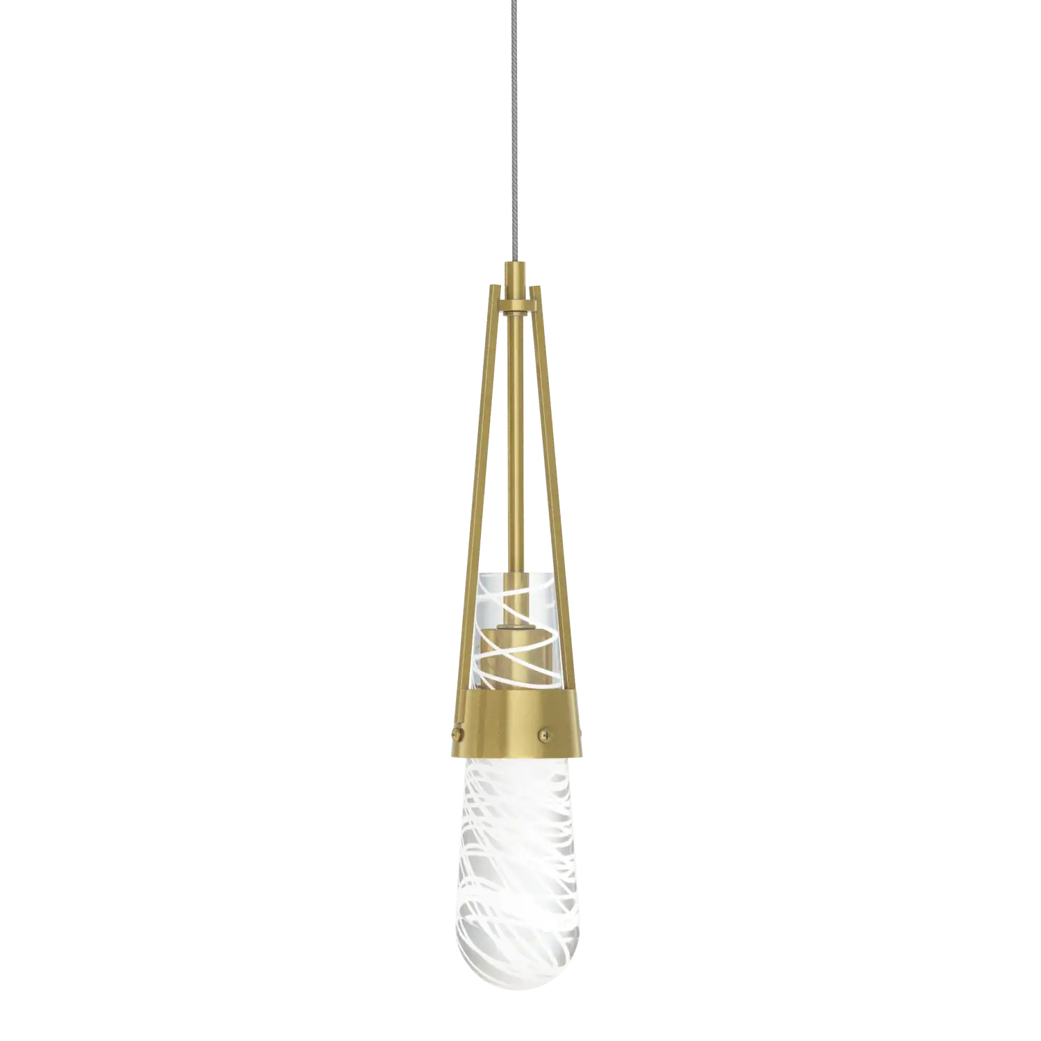 Hubbardton Forge, Link Blown Glass Low Voltage Pendant, PENDANT LIGHT