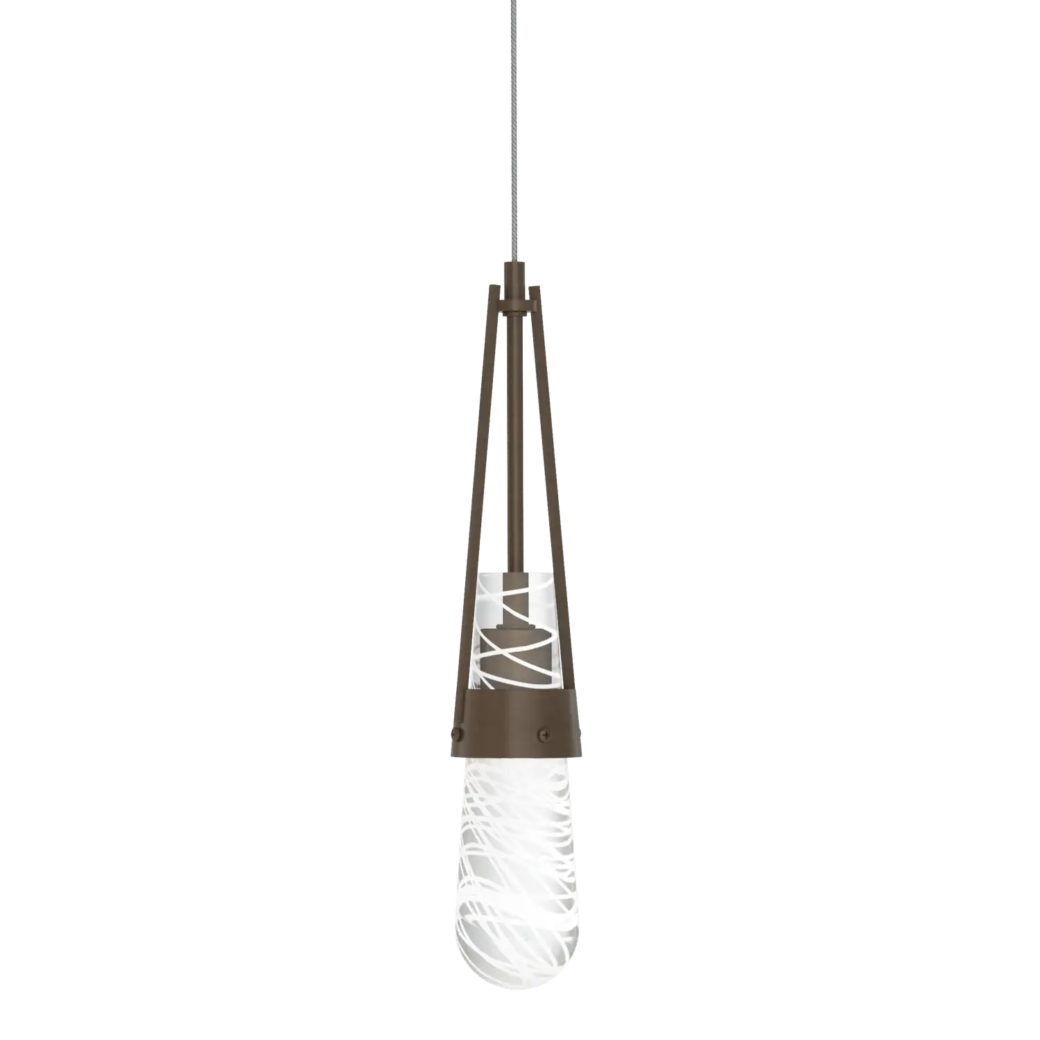Hubbardton Forge, Link Blown Glass Low Voltage Pendant, PENDANT LIGHT