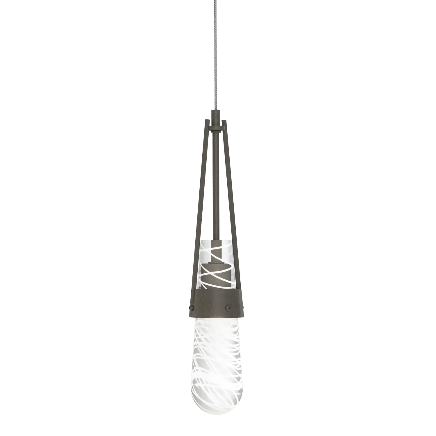 Hubbardton Forge, Link Blown Glass Low Voltage Pendant, PENDANT LIGHT