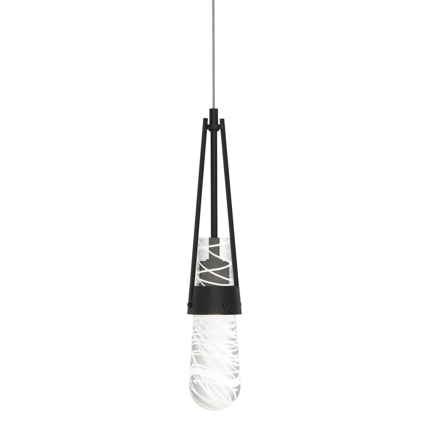 Hubbardton Forge, Link Blown Glass Low Voltage Pendant, PENDANT LIGHT