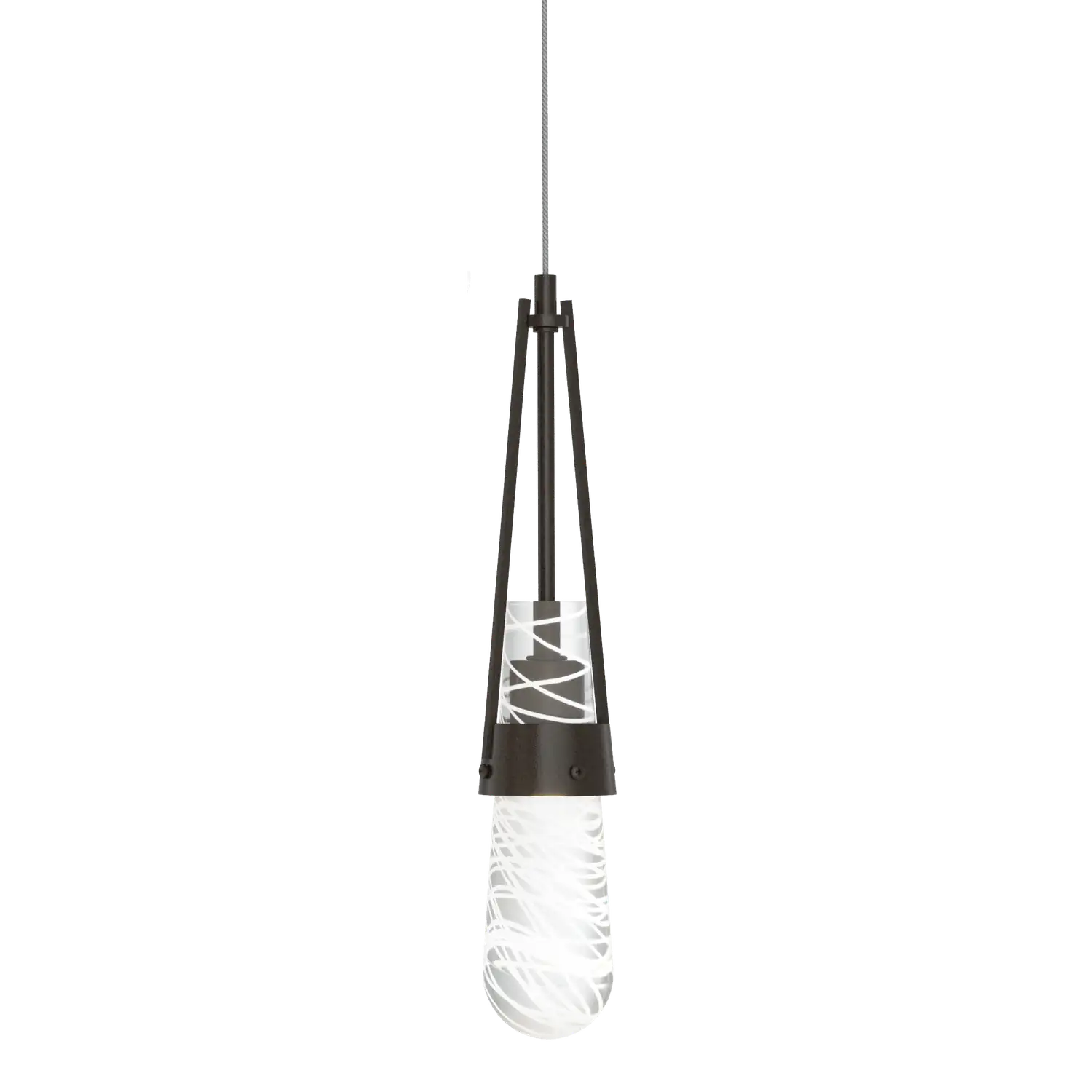 Hubbardton Forge, Link Blown Glass Low Voltage Pendant, PENDANT LIGHT