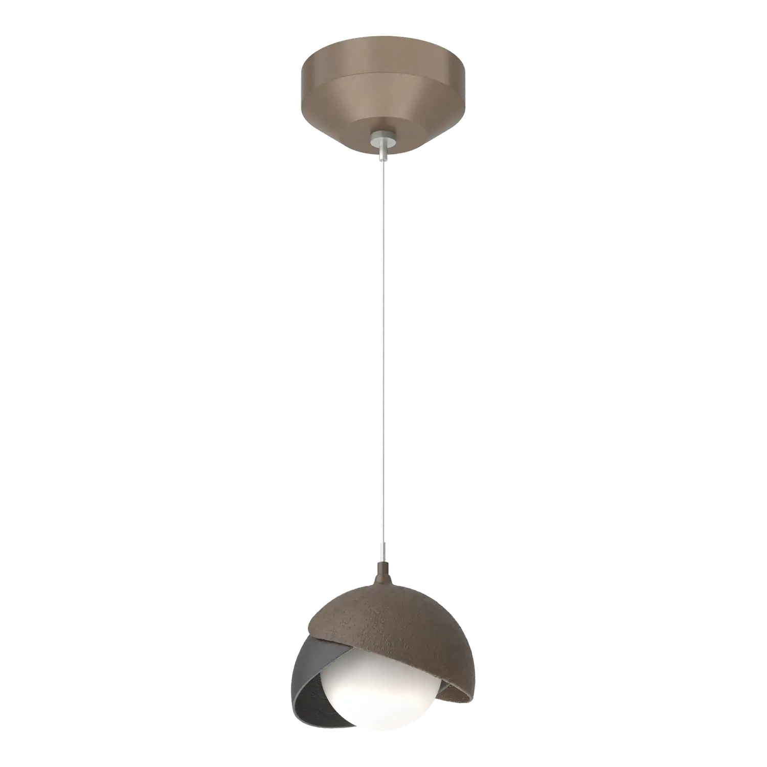 Hubbardton Forge, Brooklyn Double Shade Low Voltage Pendant, PENDANT LIGHT