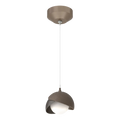 Hubbardton Forge, Brooklyn Double Shade Low Voltage Pendant, PENDANT LIGHT