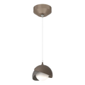 Hubbardton Forge, Brooklyn Double Shade Low Voltage Pendant, PENDANT LIGHT