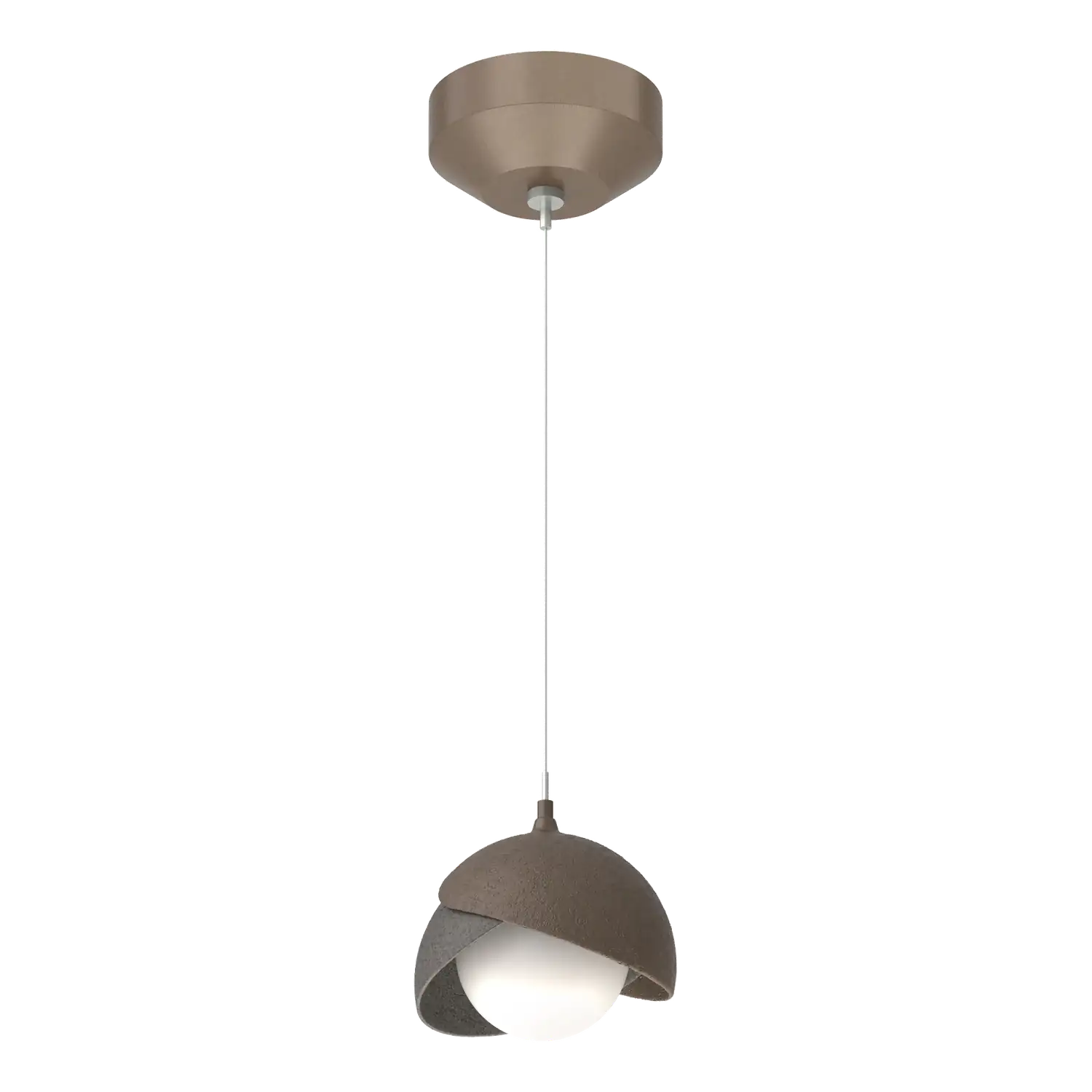 Hubbardton Forge, Brooklyn Double Shade Low Voltage Pendant, PENDANT LIGHT