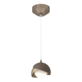 Hubbardton Forge, Brooklyn Double Shade Low Voltage Pendant, PENDANT LIGHT