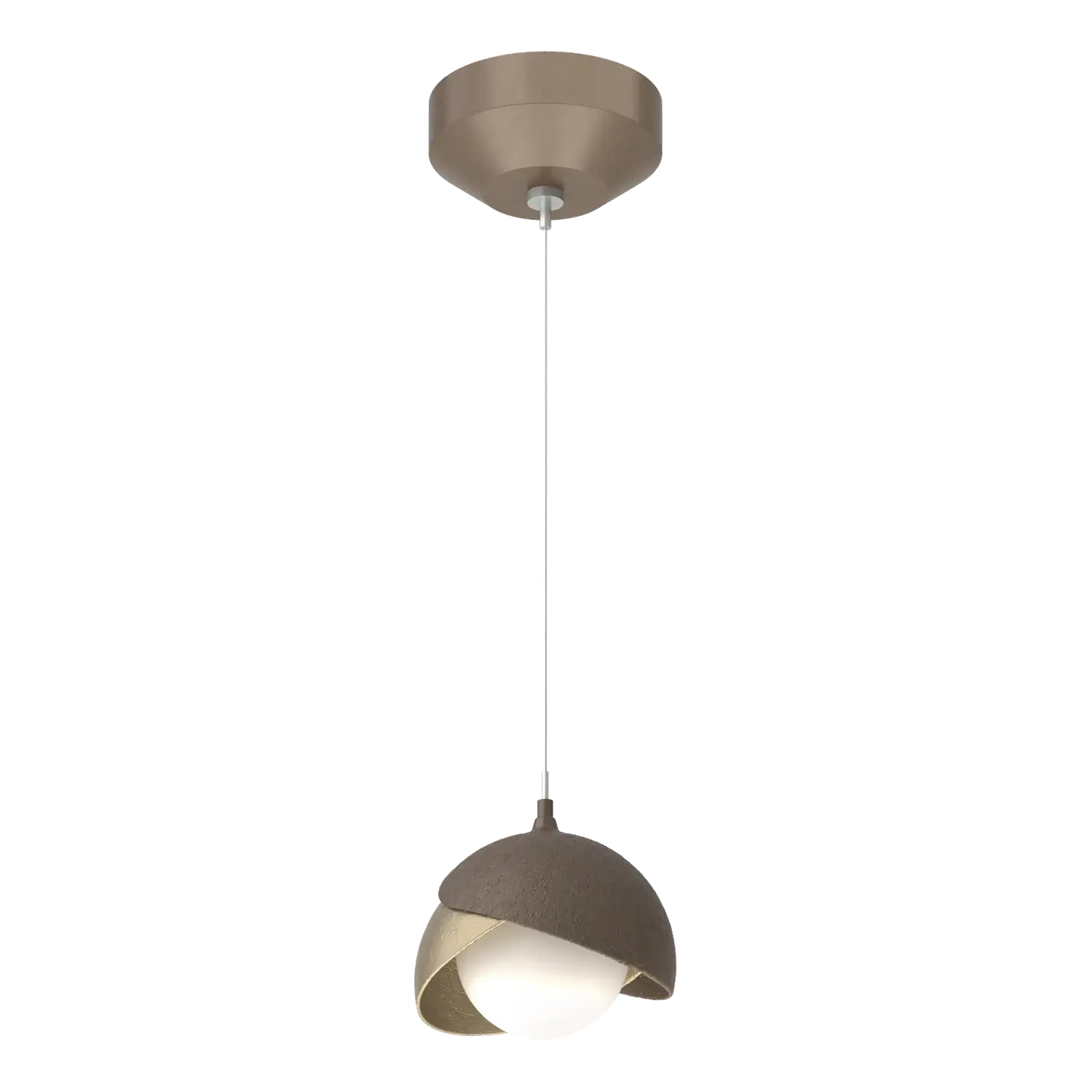 Hubbardton Forge, Brooklyn Double Shade Low Voltage Pendant, PENDANT LIGHT