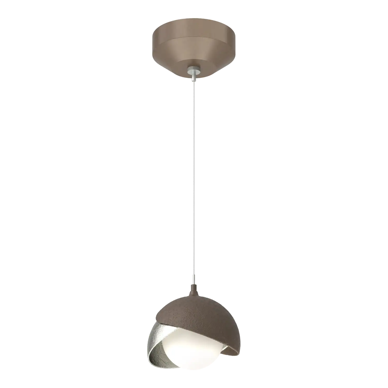 Hubbardton Forge, Brooklyn Double Shade Low Voltage Pendant, PENDANT LIGHT