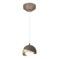 Hubbardton Forge, Brooklyn Double Shade Low Voltage Pendant, PENDANT LIGHT