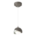 Hubbardton Forge, Brooklyn Double Shade Low Voltage Pendant, PENDANT LIGHT