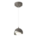 Hubbardton Forge, Brooklyn Double Shade Low Voltage Pendant, PENDANT LIGHT