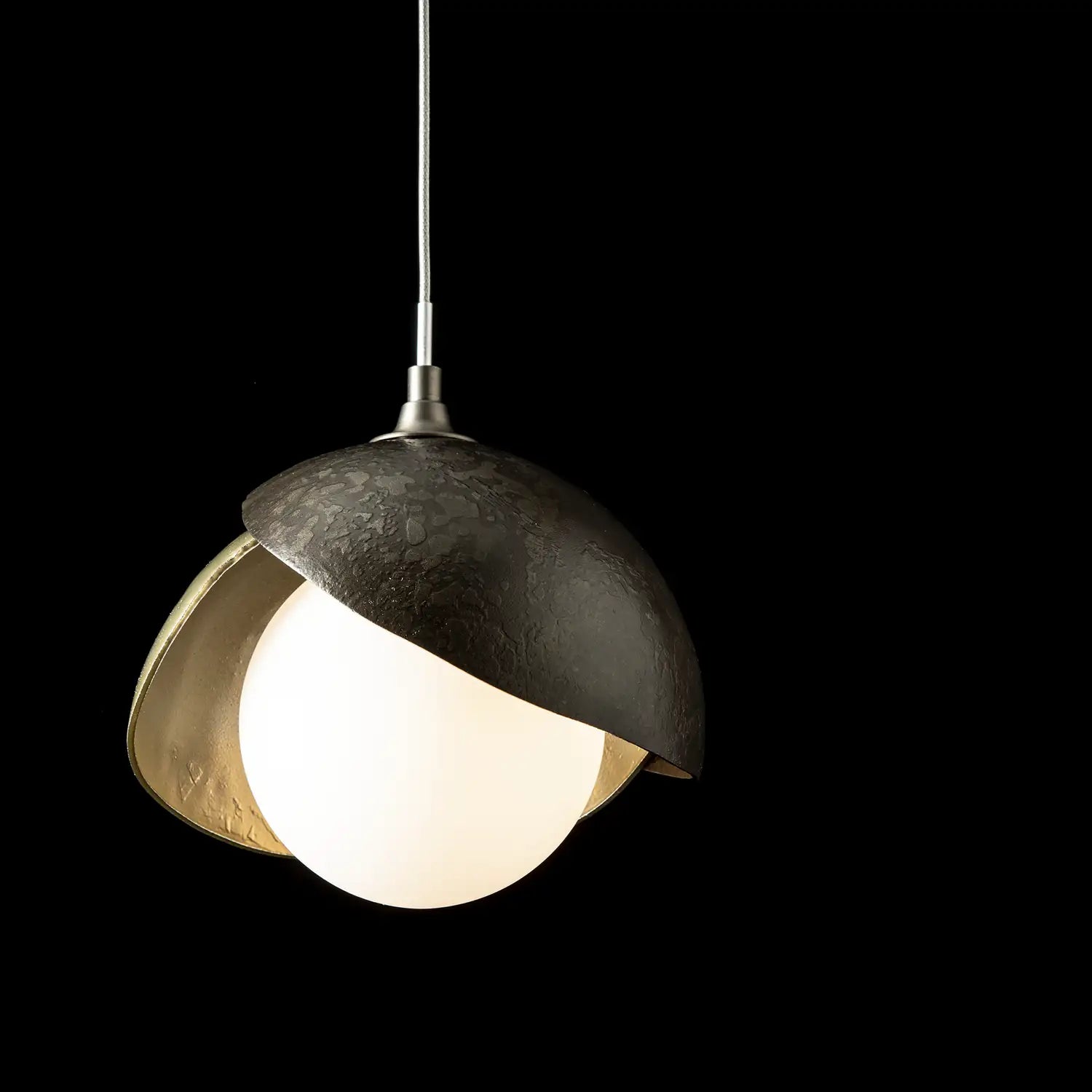 Hubbardton Forge, Brooklyn Double Shade Low Voltage Pendant, PENDANT LIGHT
