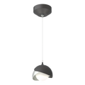 Hubbardton Forge, Brooklyn Double Shade Low Voltage Pendant, PENDANT LIGHT