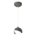 Hubbardton Forge, Brooklyn Double Shade Low Voltage Pendant, PENDANT LIGHT