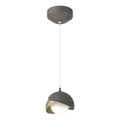 Hubbardton Forge, Brooklyn Double Shade Low Voltage Pendant, PENDANT LIGHT