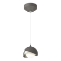Hubbardton Forge, Brooklyn Double Shade Low Voltage Pendant, PENDANT LIGHT