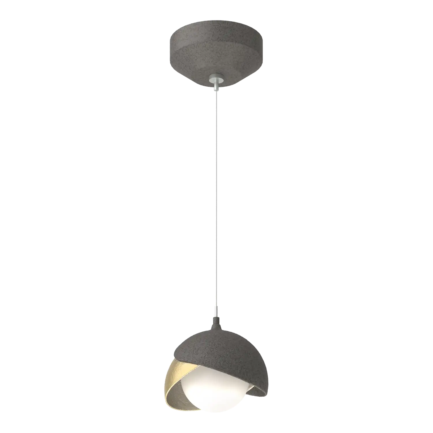 Hubbardton Forge, Brooklyn Double Shade Low Voltage Pendant, PENDANT LIGHT