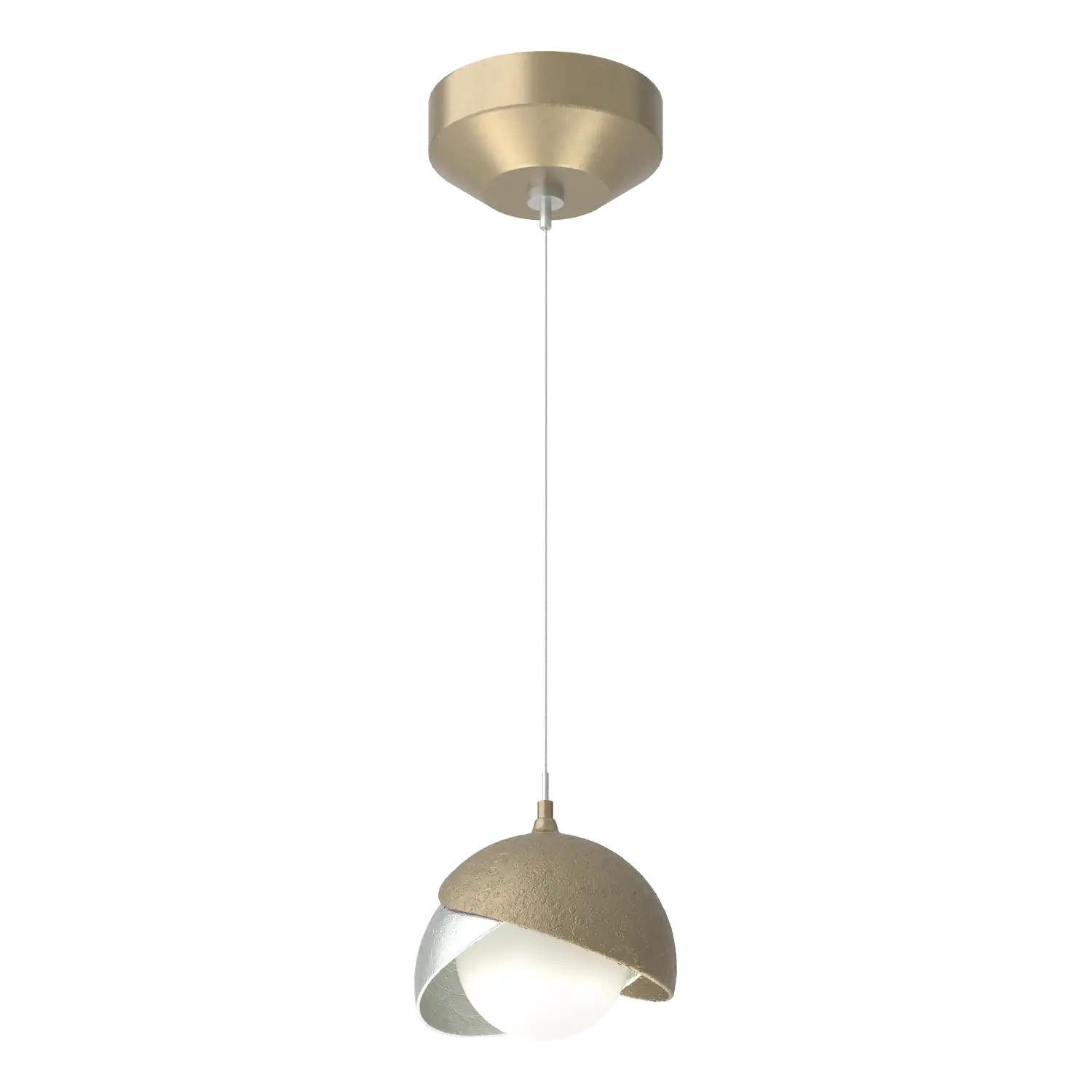 Hubbardton Forge, Brooklyn Double Shade Low Voltage Pendant, PENDANT LIGHT